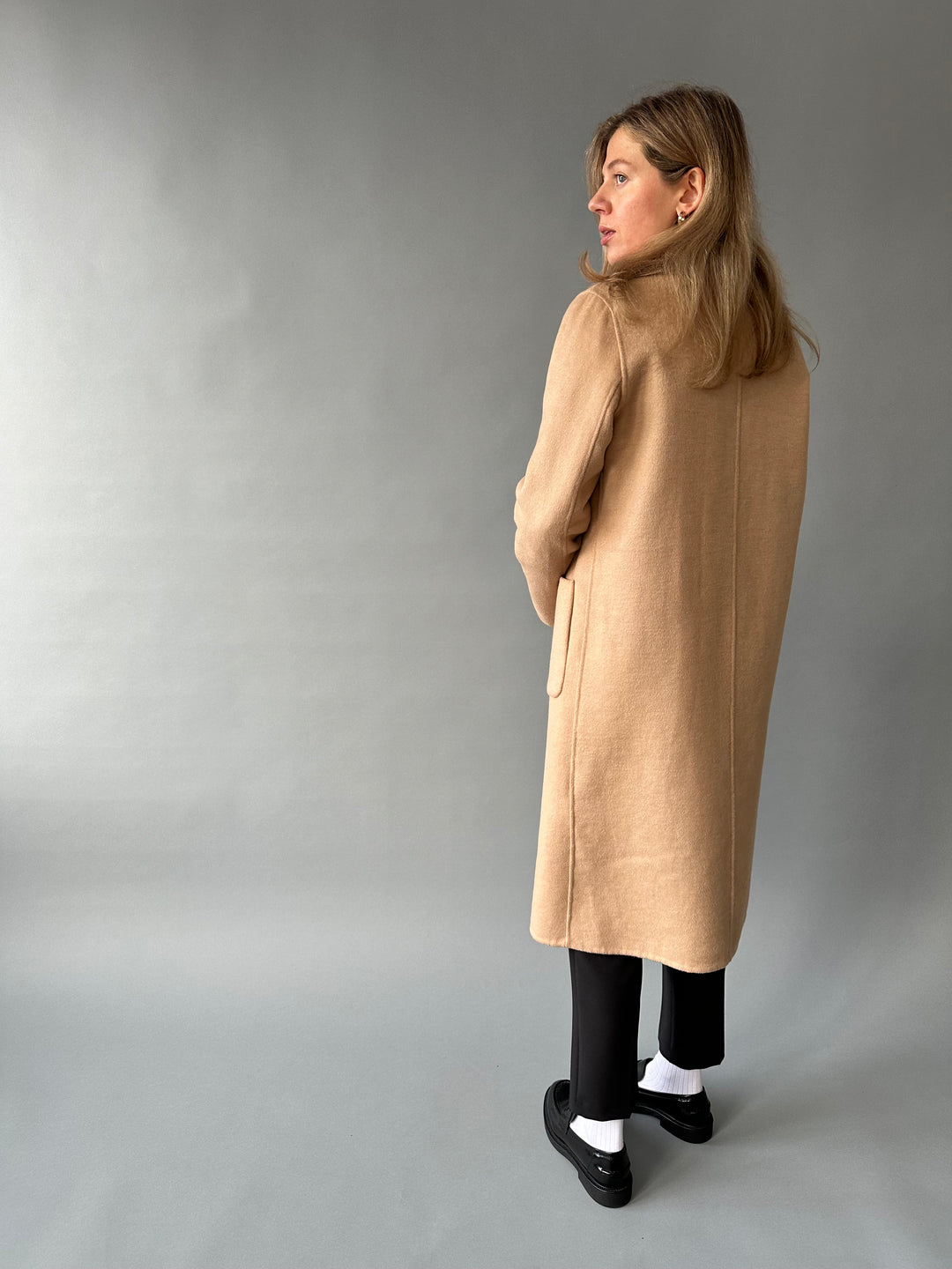 Unlined wool coat